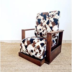 Fauteuil Art Déco, fauteuil inclinable de style moderniste Heals