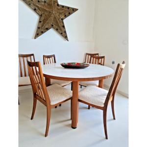 6 chaises de salle à manger modernes du milieu du siècle G-PLAN en teck, style vintage, décorat