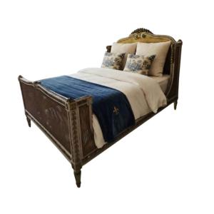 Antique French Wicker Bed In The Louis XVI Style – 19th Century