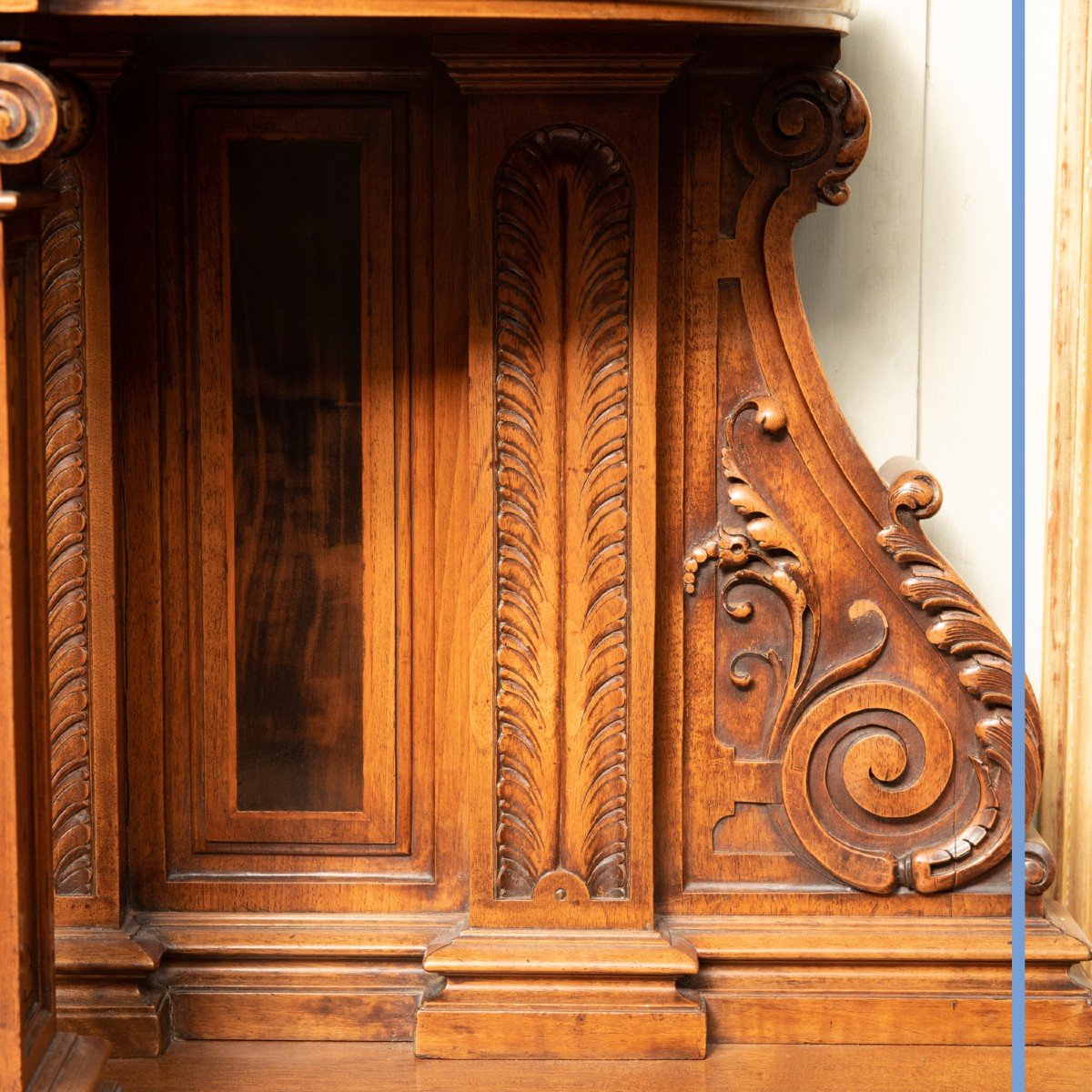 Dans le go&ucirc;t de Henri Auguste Fourdinois (1830 -1907), spectaculaire meuble credence, XIXe-photo-4