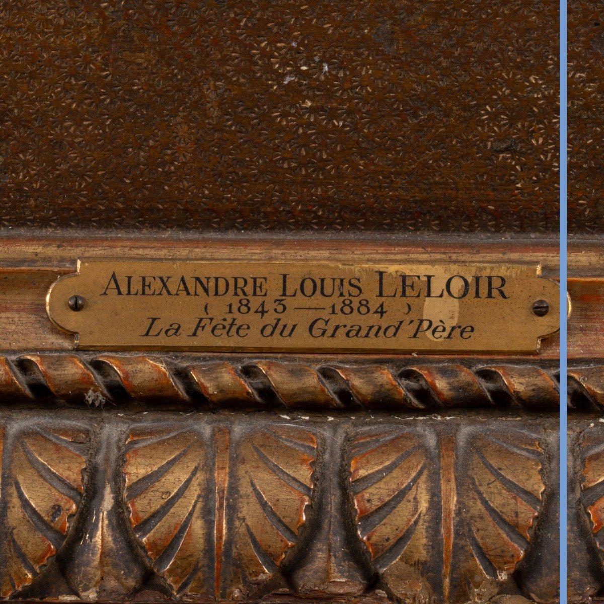 Proantic: Louis Alexandre Leloir (1843-1884), La fête du grand père,