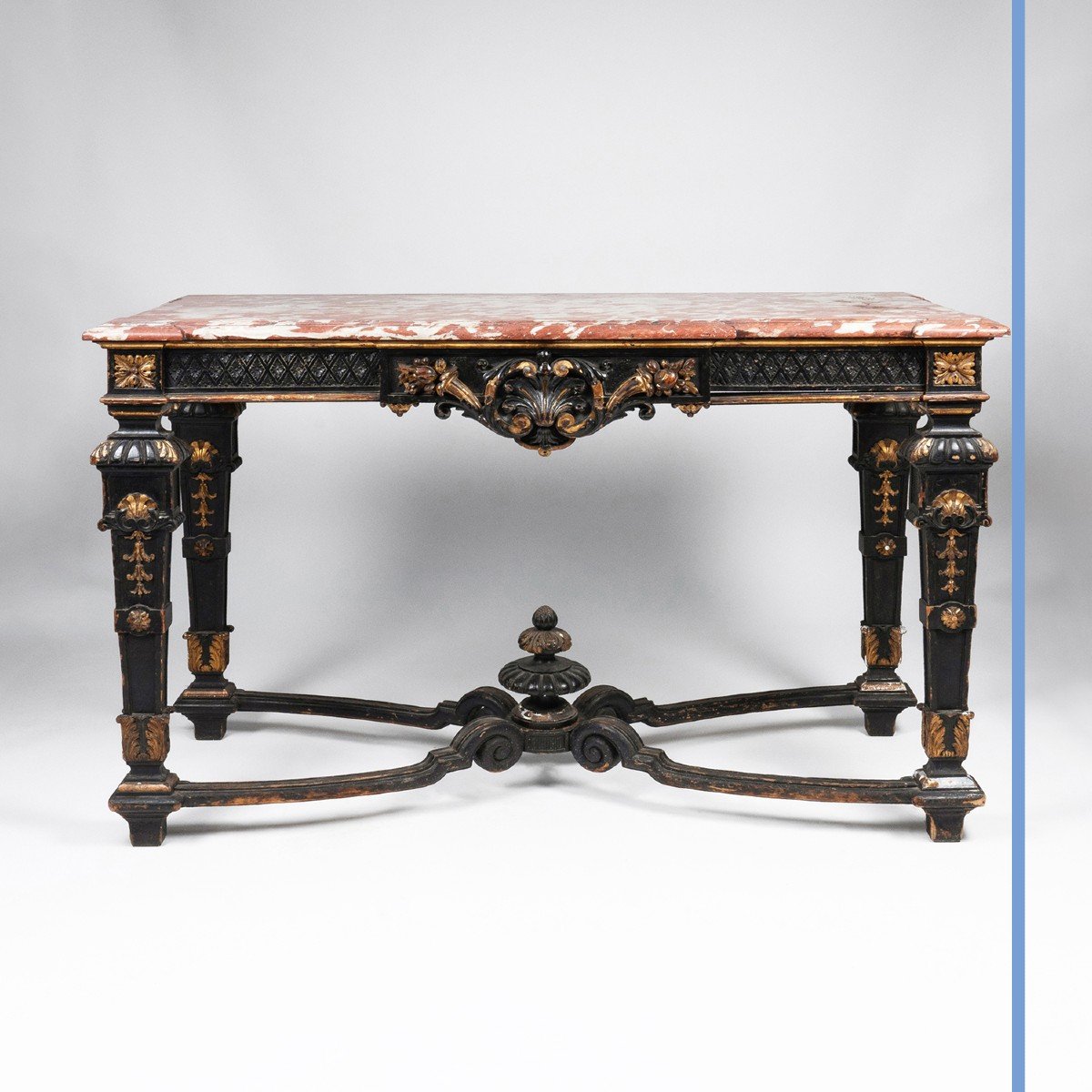 Console et paire de consoles de style Louis XIV, XIXe-photo-3
