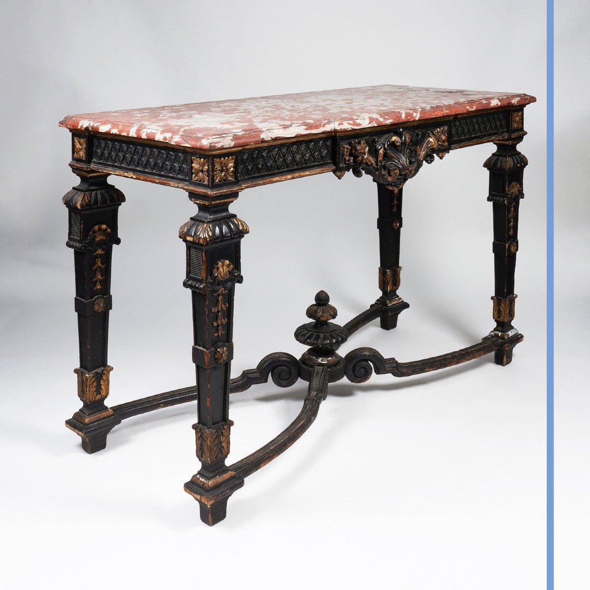 Console et paire de consoles de style Louis XIV, XIXe-photo-4