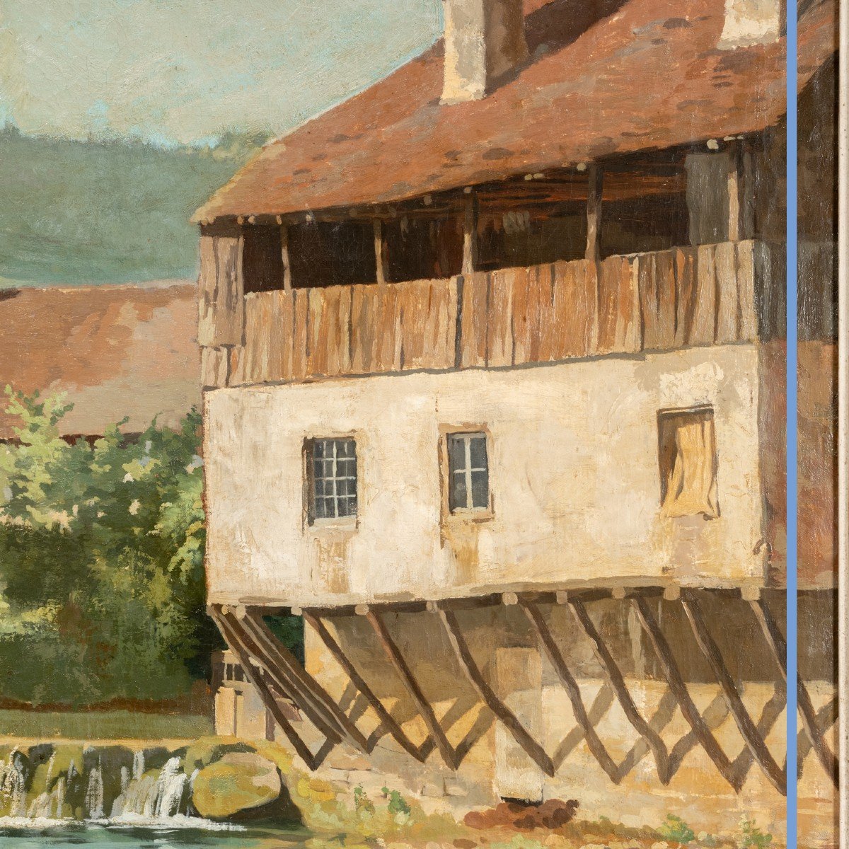 Jules Viennet (1851 - après 1911), Vue d'un moulin Jurassien, XIXe-photo-3