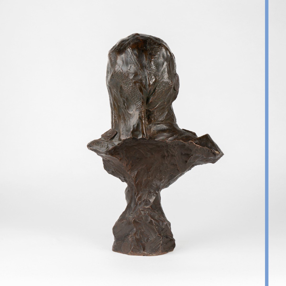 Emmanuel Villanis (1858-1914), Dalila, bronze à patine brune, XIXe-photo-3