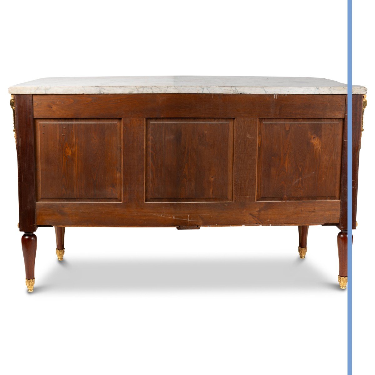 D&rsquo;apr&egrave;s le mod&egrave;le livr&eacute; par Jean-Fran&ccedil;ois Leleu (1729-1807) &agrave; Versailles, commode, XIXe-photo-3