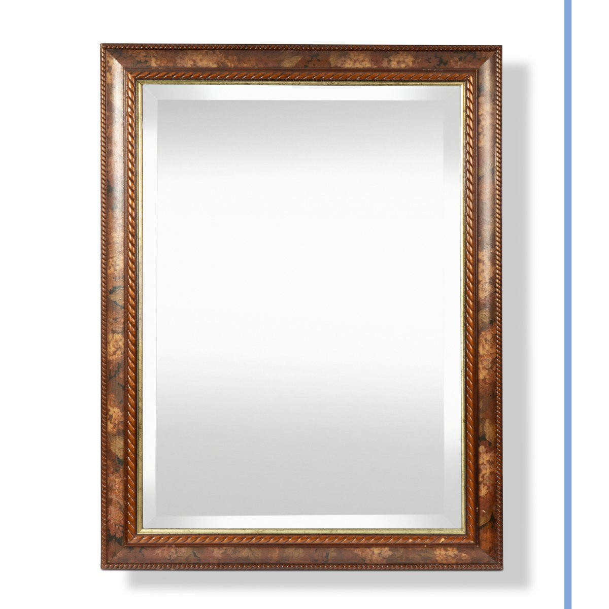 Series Of 12 Lacquered Wooden Mirrors, 20th-photo-4