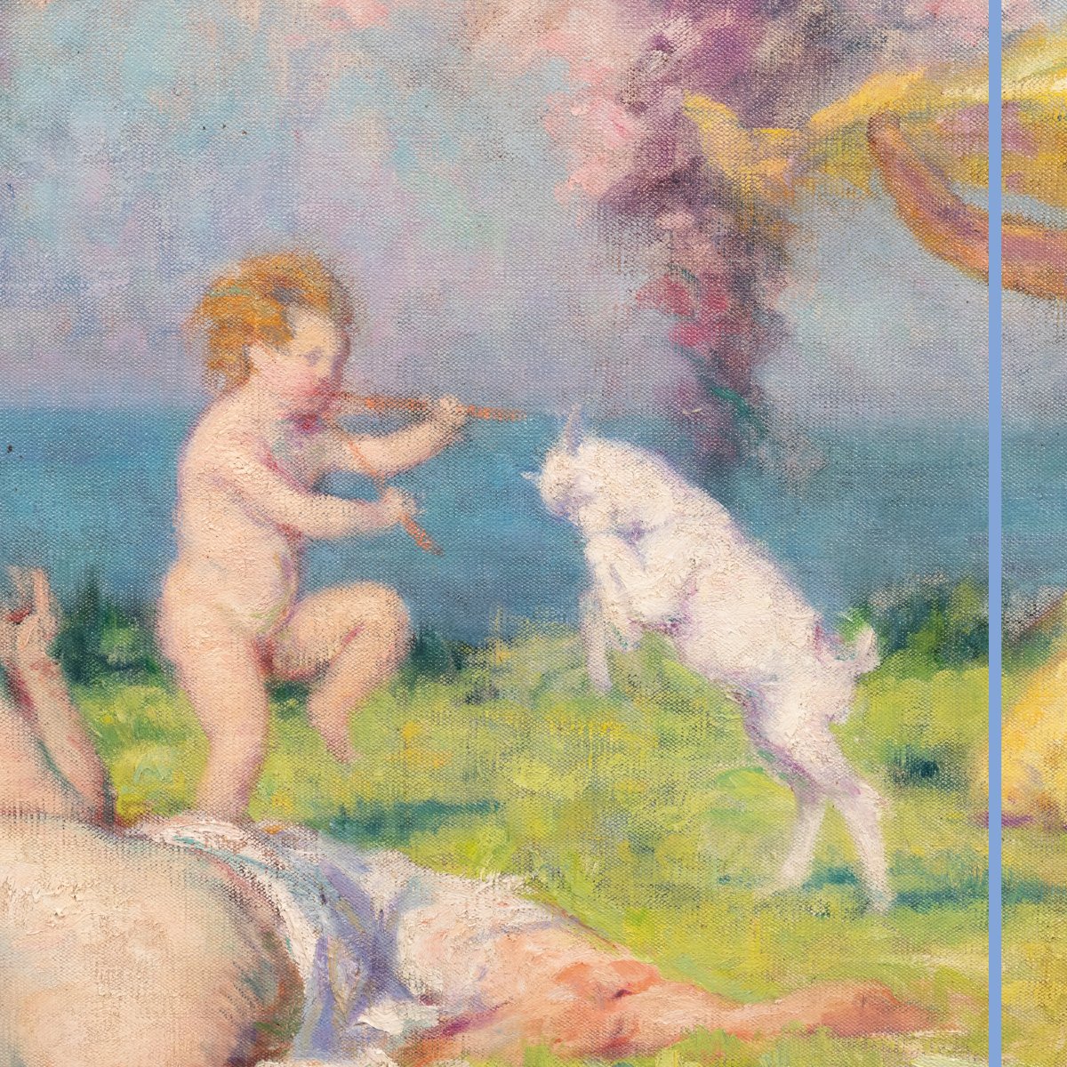 Julien Louis Tavernier (1879-1939), Spring, Oil On Canvas, 1923-photo-3