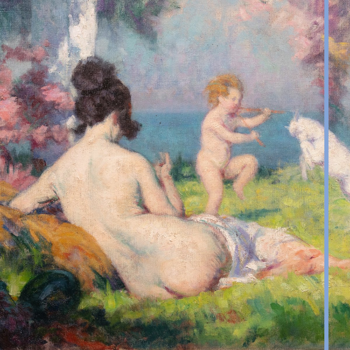 Julien Louis Tavernier (1879-1939), Spring, Oil On Canvas, 1923-photo-4