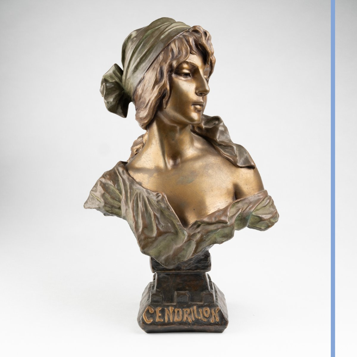 Emmanuel Villanis (1858-1914), Cinderella, Bronze With Three Patinas, 19th-photo-2
