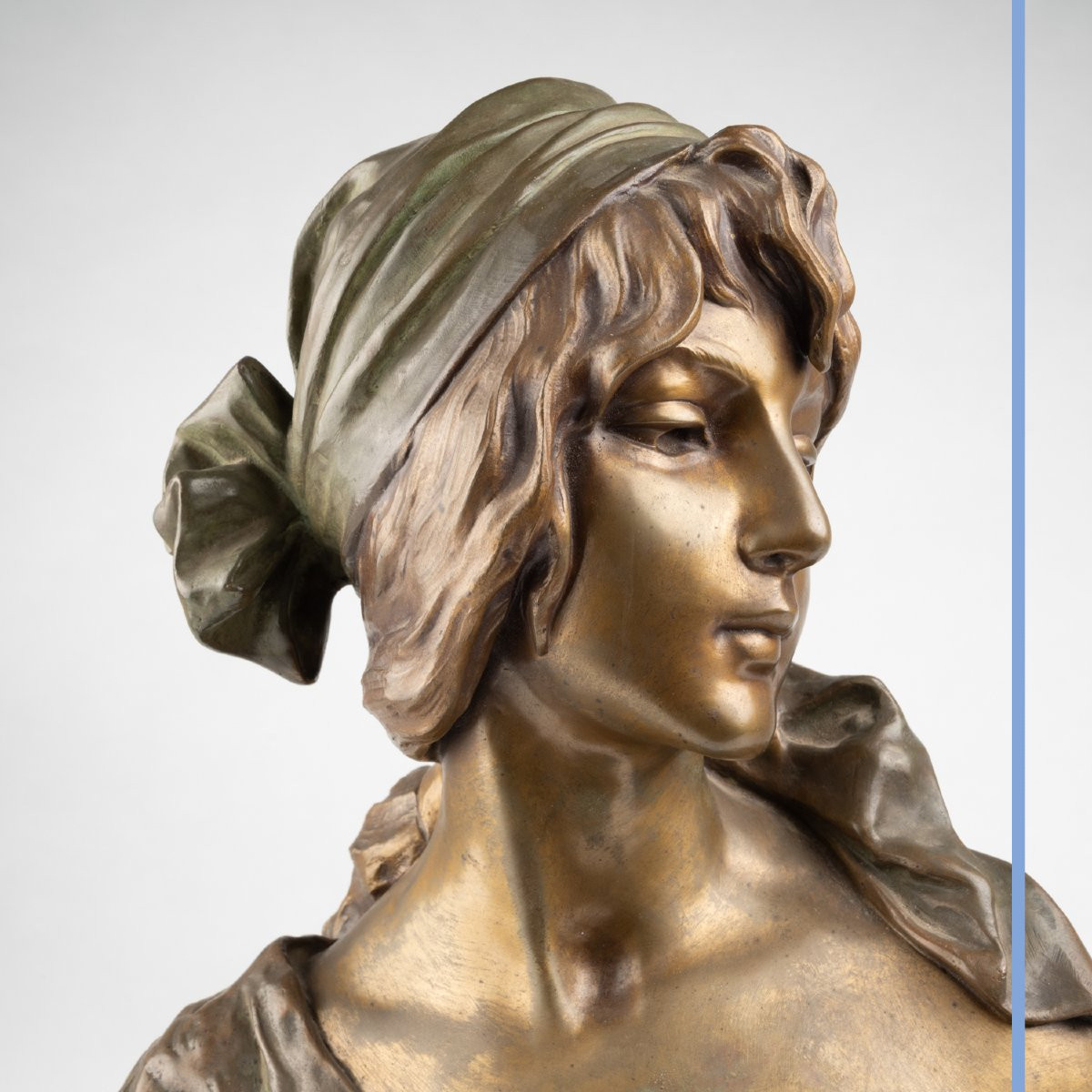 Emmanuel Villanis (1858-1914), Cinderella, Bronze With Three Patinas, 19th-photo-4