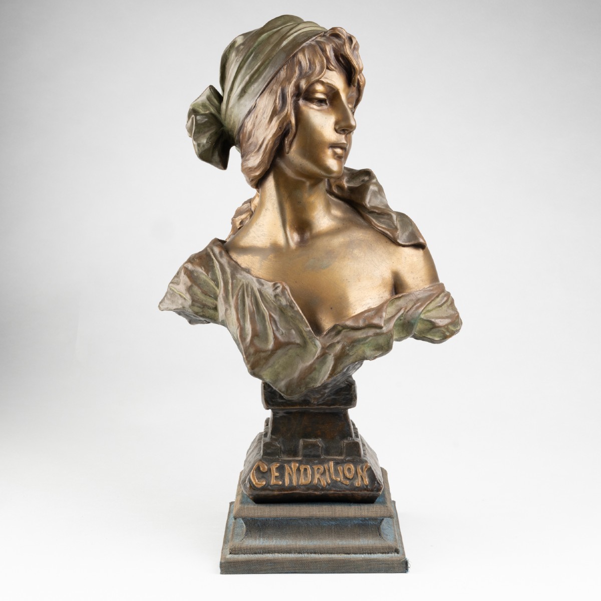Emmanuel Villanis (1858-1914), Cinderella, Bronze With Three Patinas, 19th