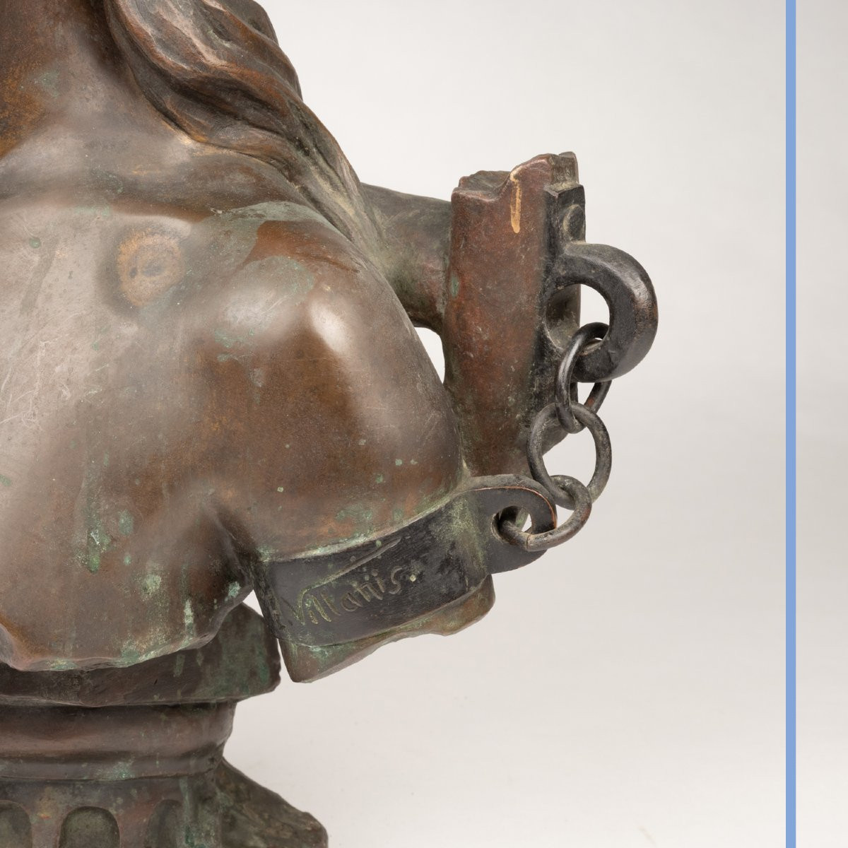 Emmanuel Villanis (1858-1914), Capture, Bronze With Chocolate Patina, XIXth-photo-6