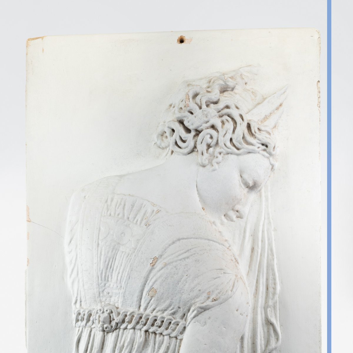 After Jean Goujon (1510-1567), The Nymphs, Two Plaster Bas-reliefs, 20th-photo-3