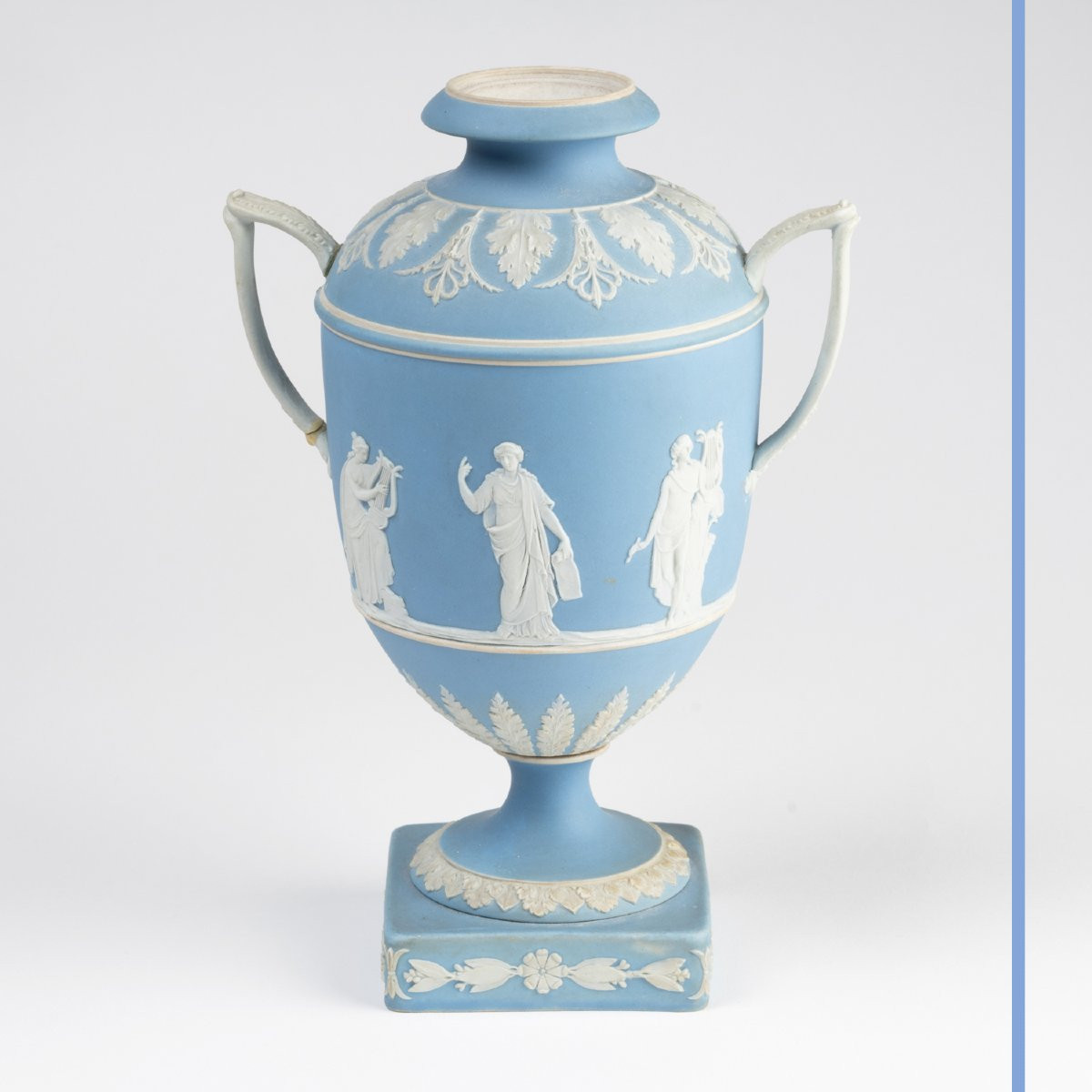 Cassolette en porcelaine de Wedgwood, XIXe-photo-4