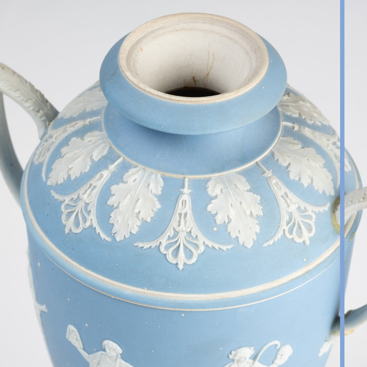 Cassolette en porcelaine de Wedgwood, XIXe-photo-3
