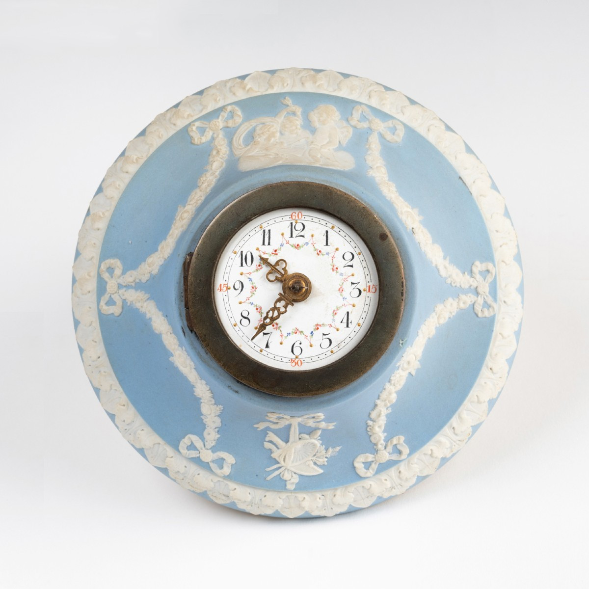 Wedgwood Porcelain Wall Clock, 19th