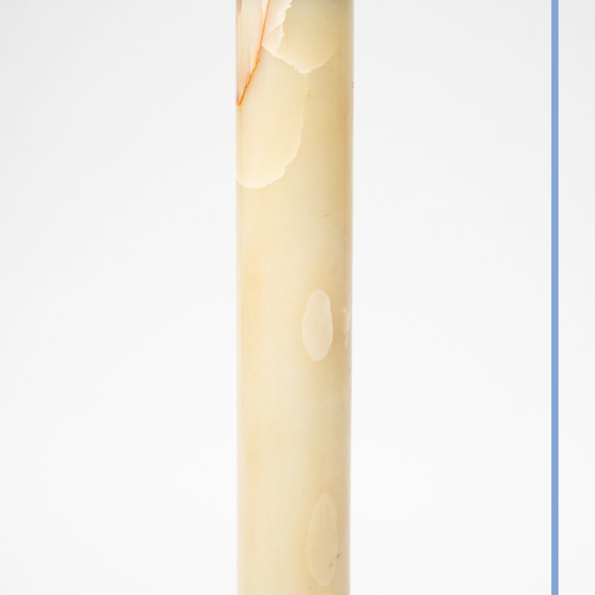 Sellette en onyx et bronze doré aux putti, XIXe-photo-4