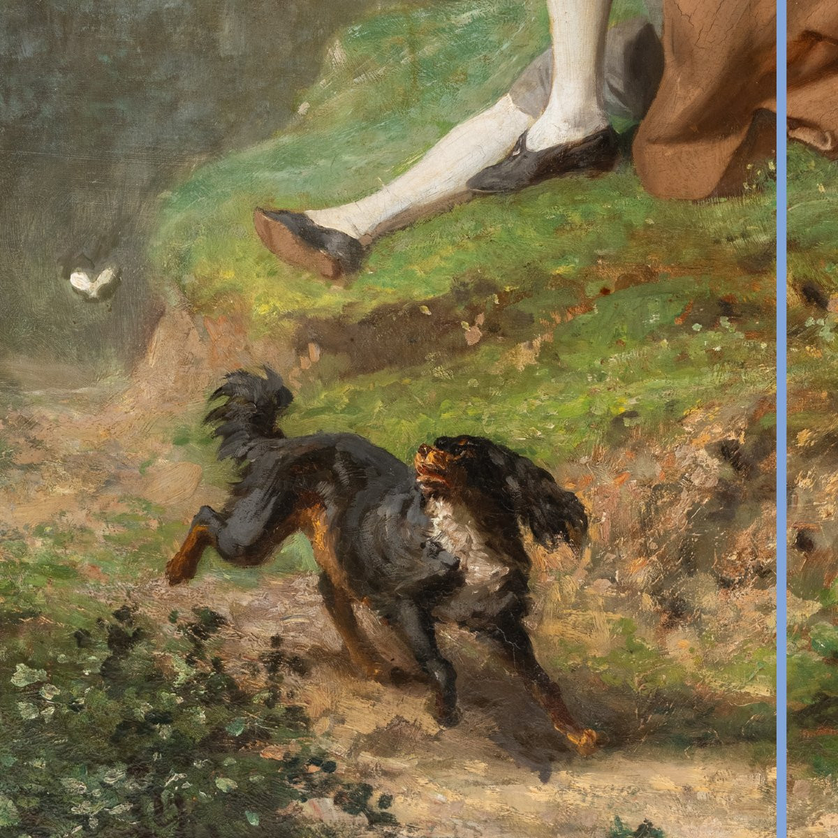 Prudent-louis Leray (1820-1879), Gallant Scenes, Pair Of Oil Paintings On Canvas, 19th Century-photo-2