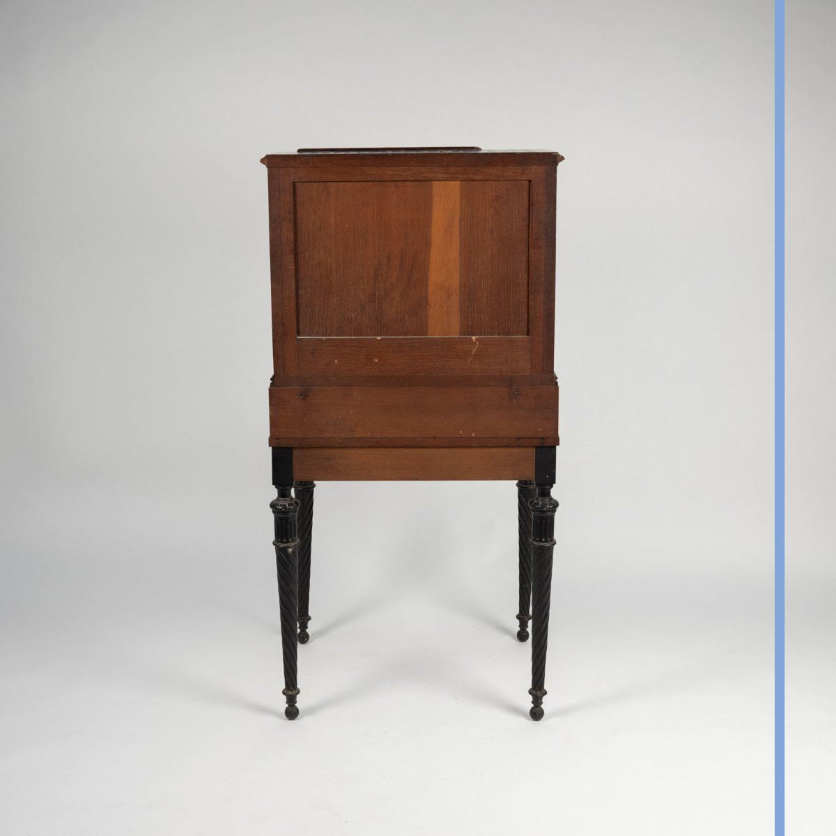 Charles Hunsinger (1823-1893), Bonheur du Jour en ébène et incrustations d’ivoire, XIXe-photo-4