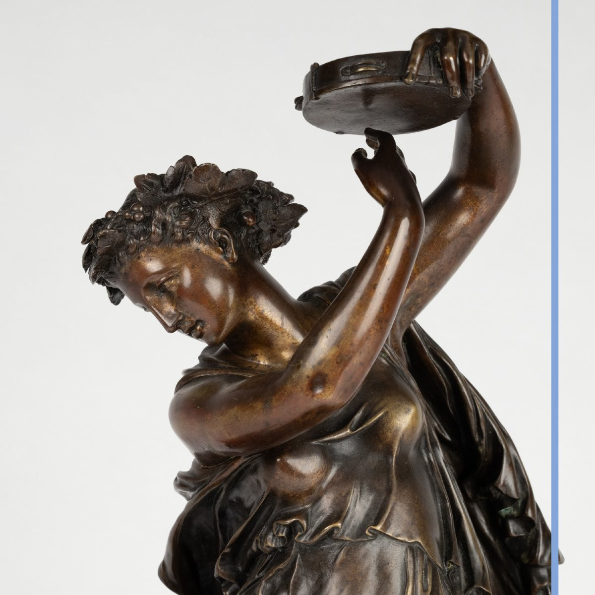 Mathurin Moreau (1822-1912), Bacchanales, bronze, XIXe-photo-2