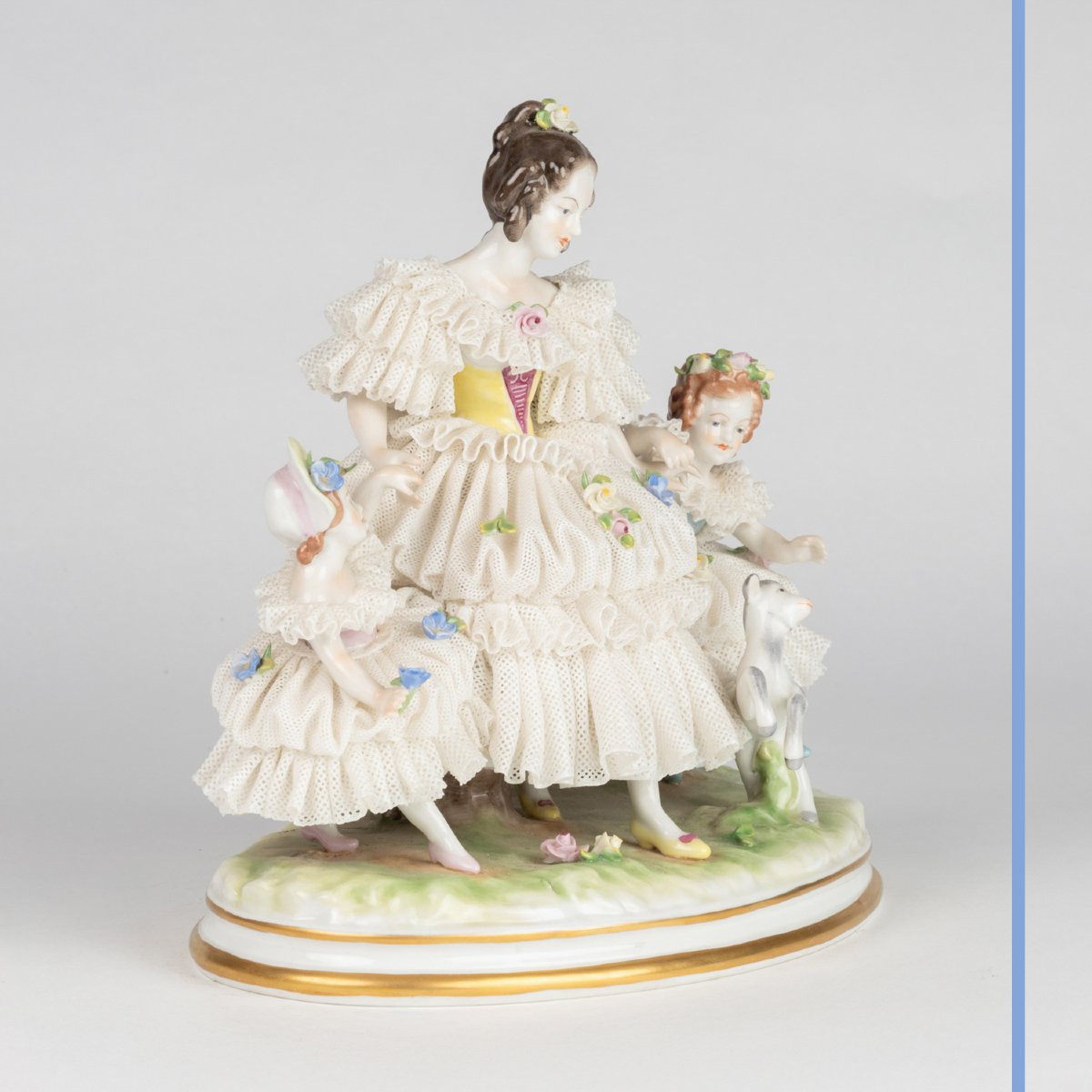 German Manufacture, Porcelain And Cookie Group, 20th Century-photo-2