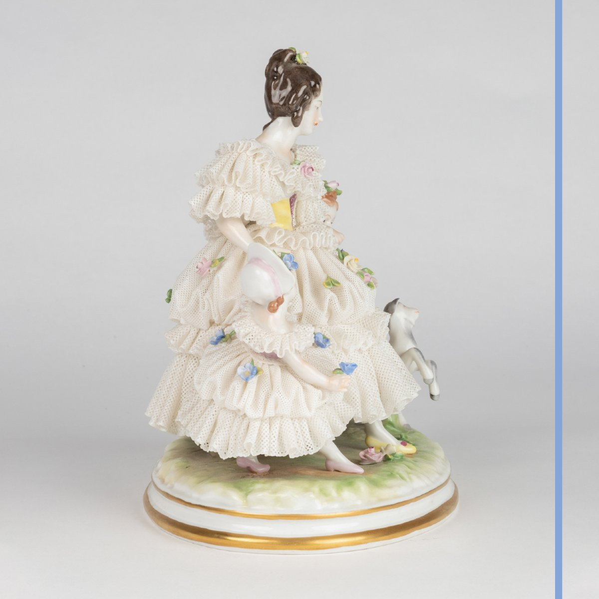 German Manufacture, Porcelain And Cookie Group, 20th Century-photo-3
