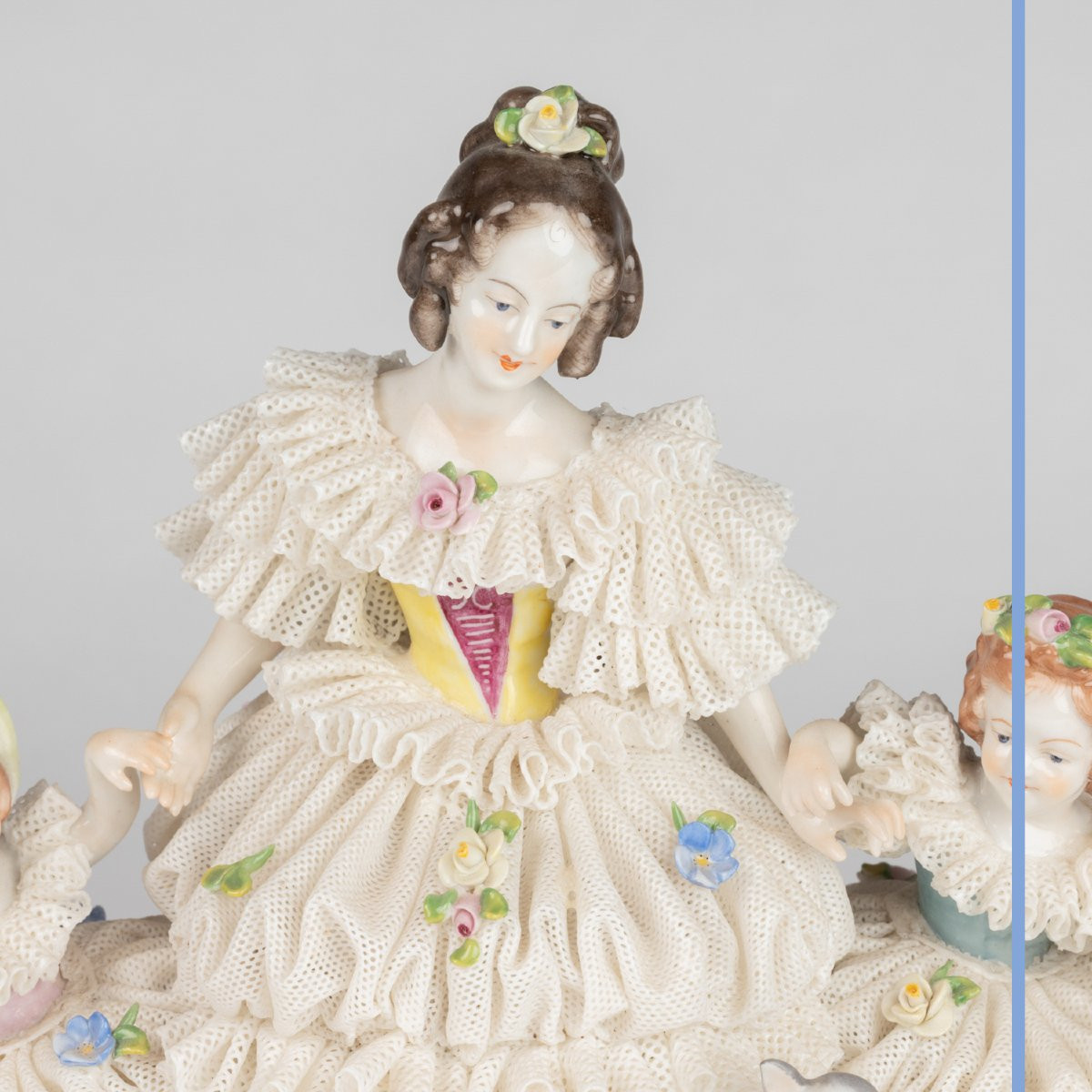 German Manufacture, Porcelain And Cookie Group, 20th Century-photo-2