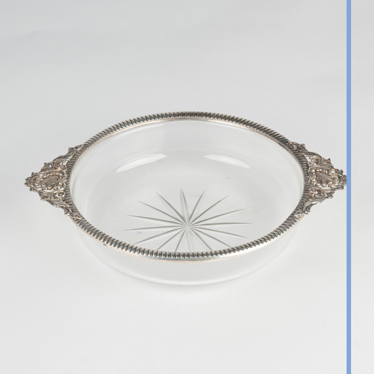 Crystal And Silver Goblet, 19th Century-photo-2