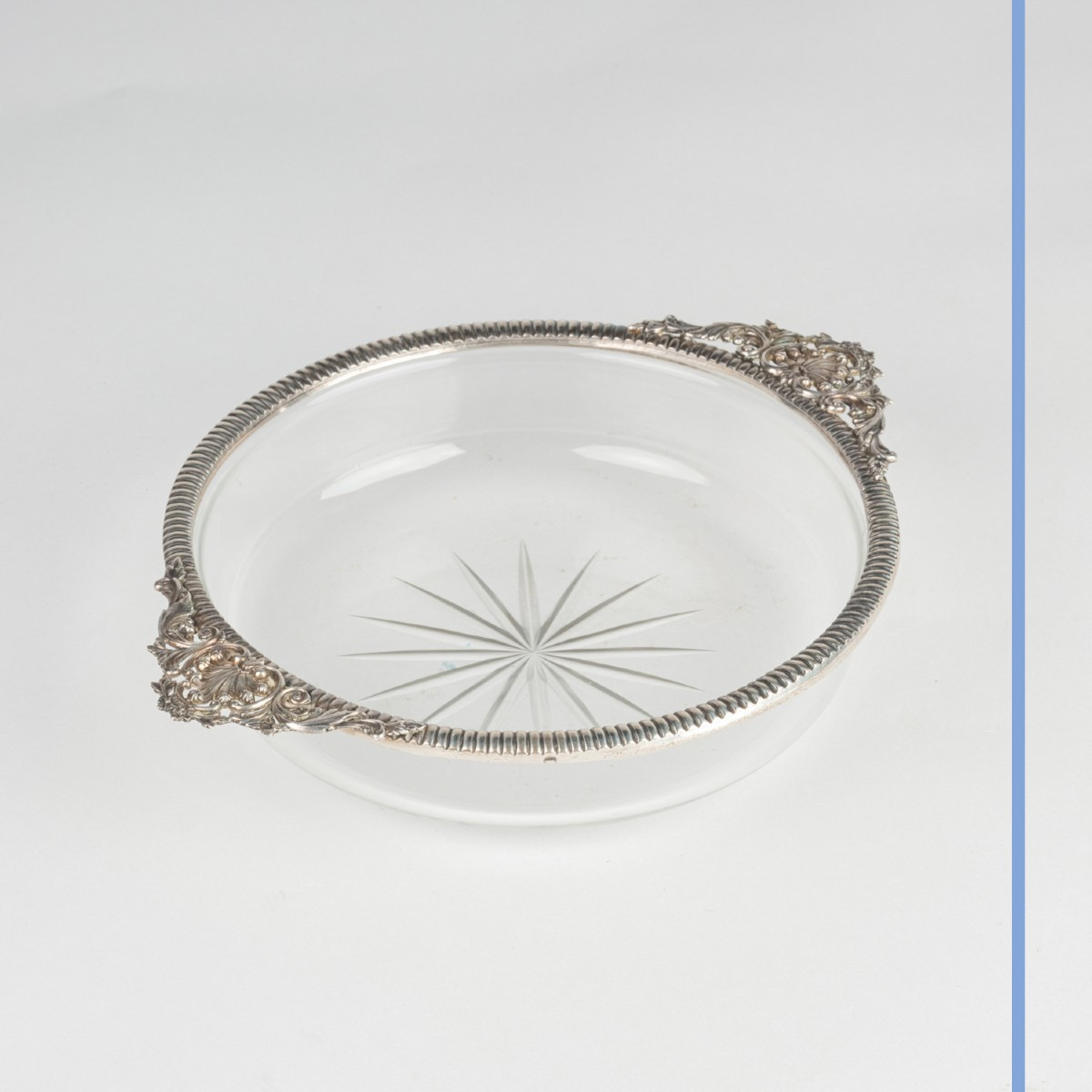 Crystal And Silver Goblet, 19th Century-photo-3
