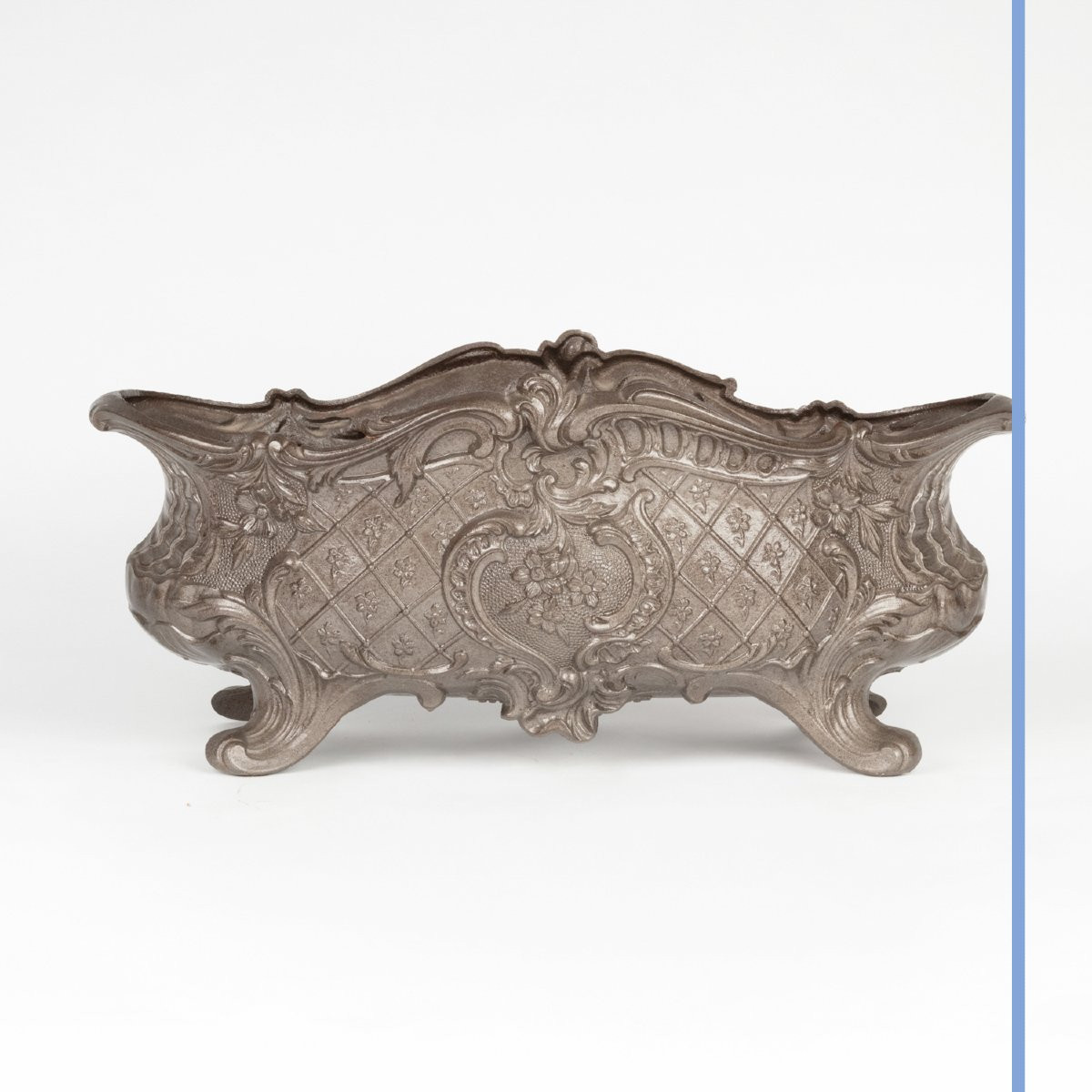 Deville Paillette, Jardinière de style Louis XV en fonte, XXe-photo-4