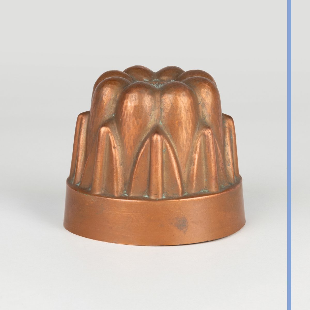 Copper Cake Mould, 20th Century-photo-3