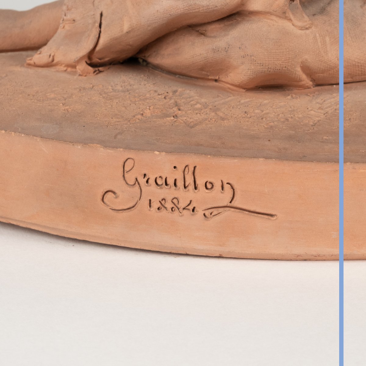 Pierre-Adrien Graillon (1809-1872), Tréport, terre cuite, 1884-photo-5