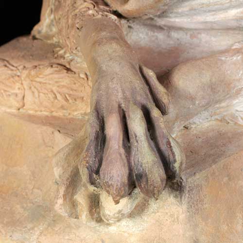 Terracotta Sphinx, XVIIIth-photo-6