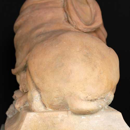 Terracotta Sphinx, XVIIIth-photo-7