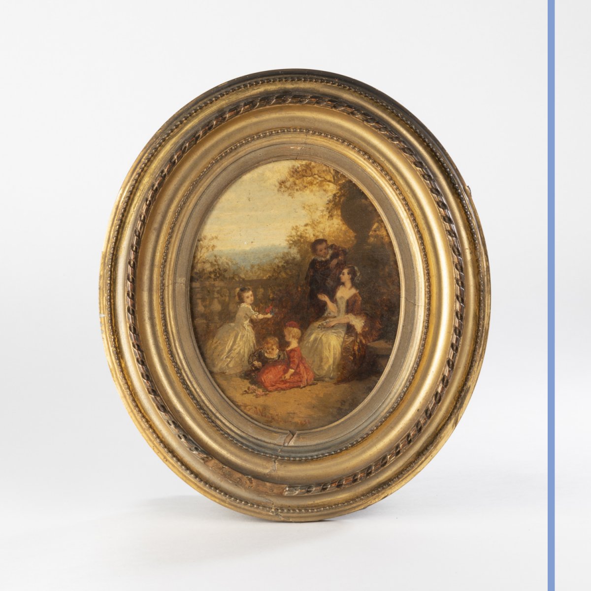Jean Nicolas Ventadour (1822-1880), paire de huiles sur panneau, 1858-photo-2
