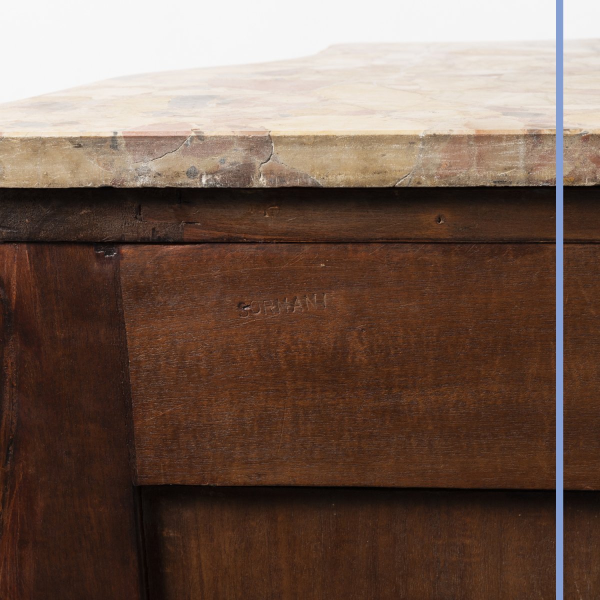 Paul Sormani (1817-1866), meuble à hauteur d'appui en marqueterie de bois précieux, XIXe-photo-8