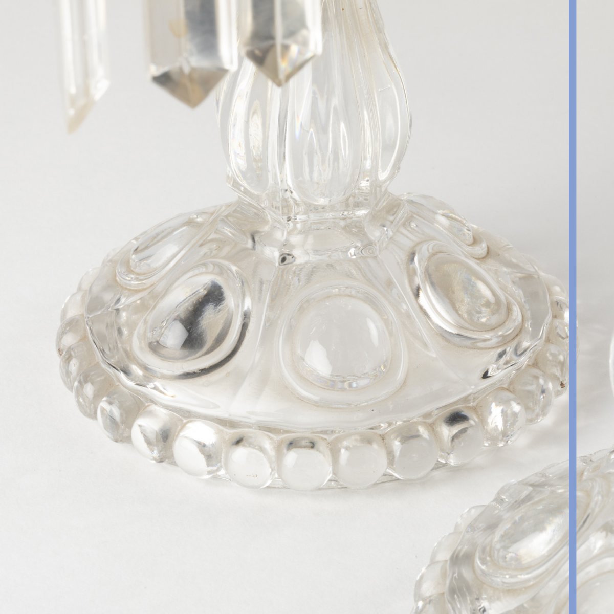 Baccarat, paire de chandeliers en cristal taill&eacute;, XXe-photo-7