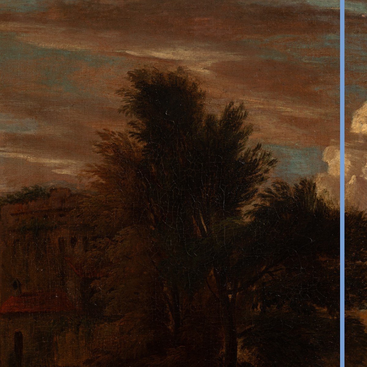 Attribué à Pieter Bout (1658-1719) et Adriaen Frans Van Bondewyns (1644-1711), « Paysans et orientaux au marché », XVIIIe-photo-4