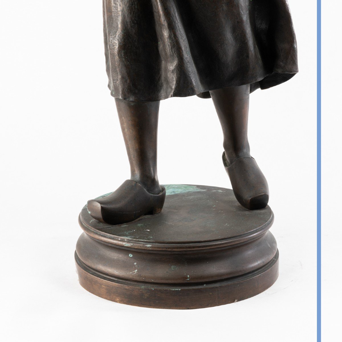 Ernest Rancoulet (1842-1918), la Femme au panier de coquillages, bronze, XIXe-photo-7