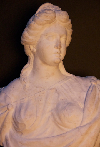 Buste Italien "Femme drapée", Début XVIIIe-photo-2