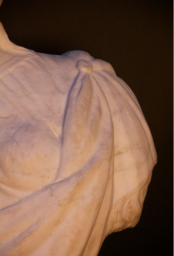 Buste Italien "Femme drapée", Début XVIIIe-photo-1
