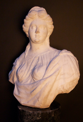 Buste Italien "Femme drapée", Début XVIIIe-photo-2