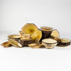 Beretta & Cie, Vallauris, Ceramic Table Service, 20th