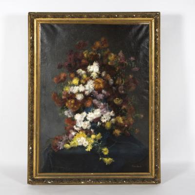 Alice Jacob (1850-1920), Bouquet de Chrysanth&egrave;mes, XXe