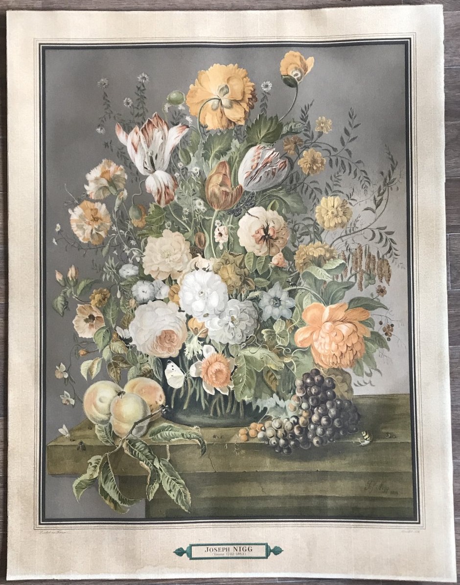 Joseph Nigg (1782-1863) - Still Life - Lithograph