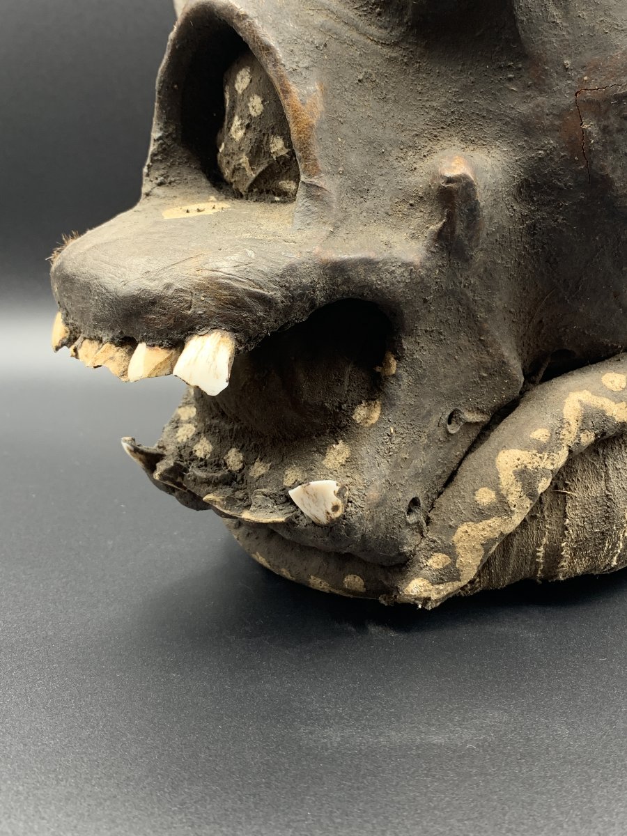 Masque de culte "Gorille" - Afrique centrale-photo-4