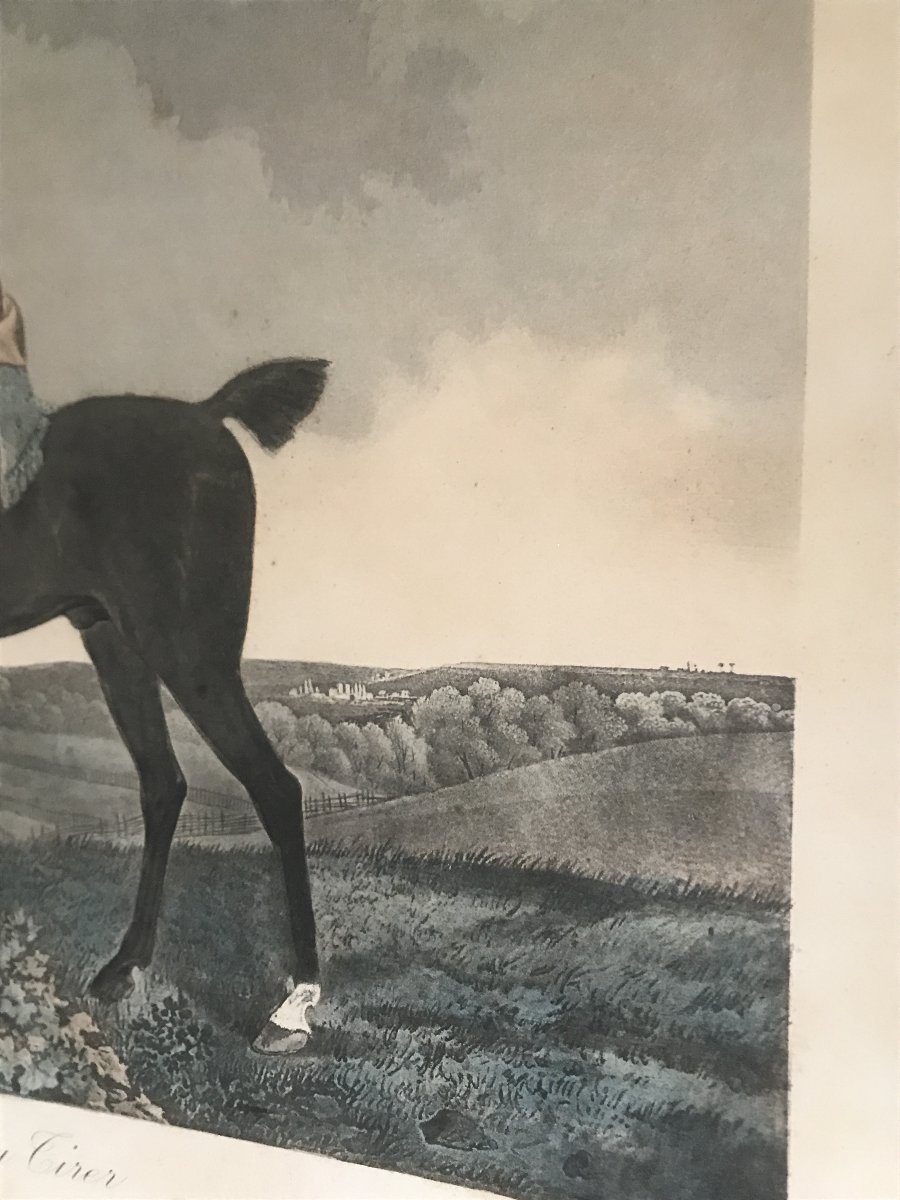 "le Chasseur Au Tiré" Carle Vernet, Gravée Par Debucourt-photo-4