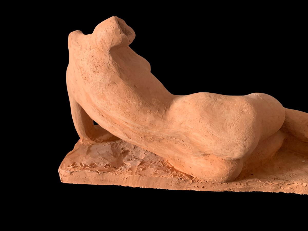 Bust Of A Reclining Nude Woman-photo-2