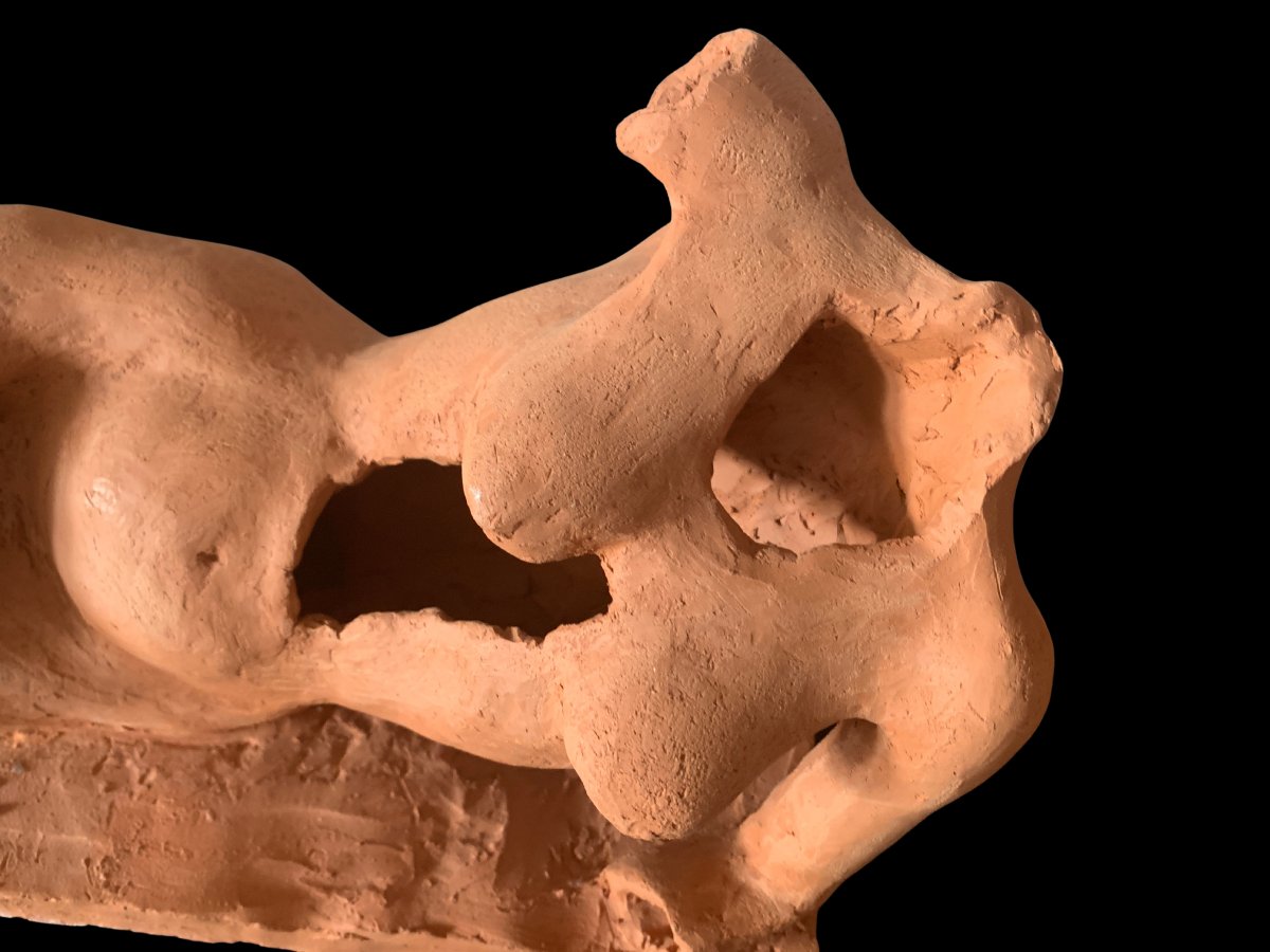 Bust Of A Reclining Nude Woman-photo-4